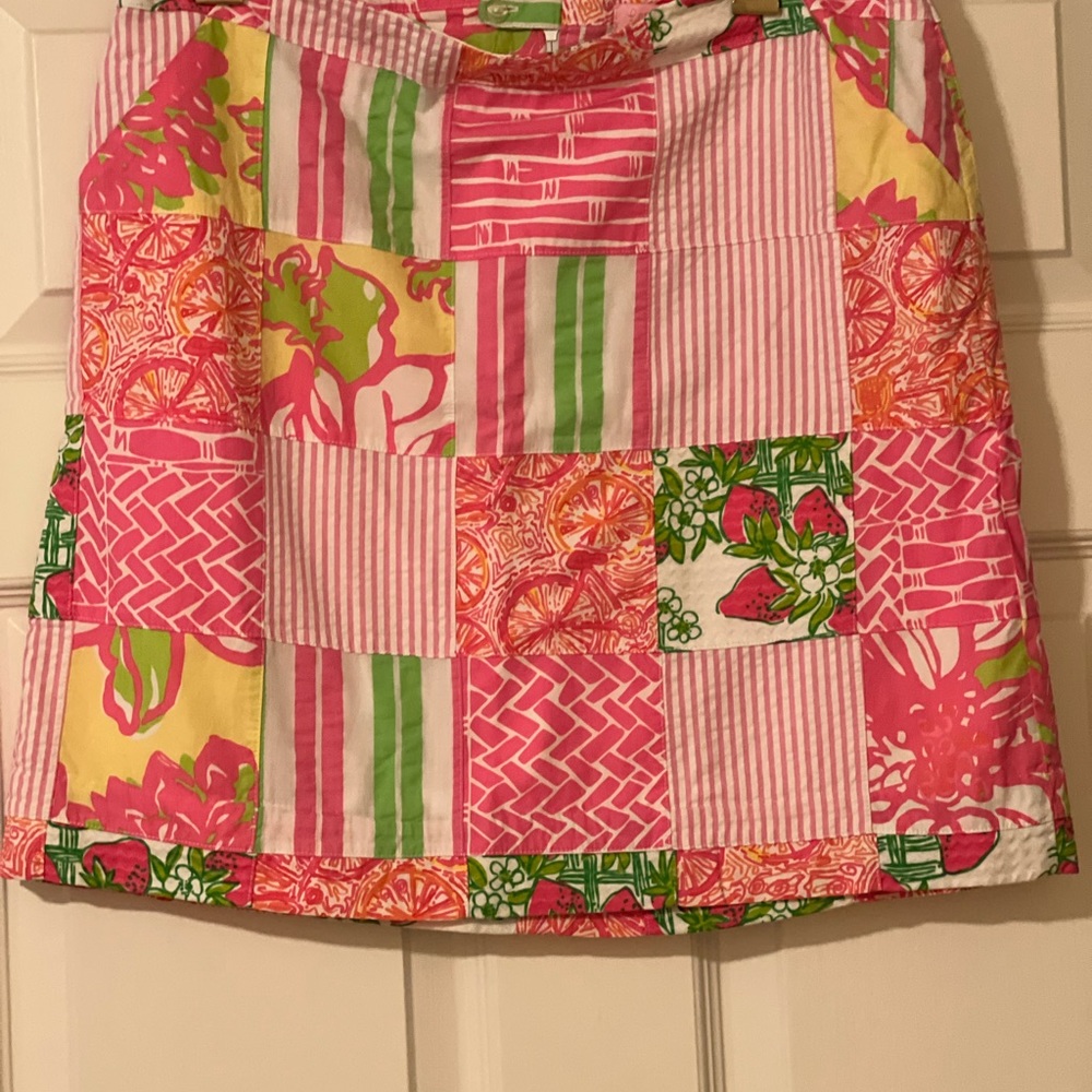 Lilly Pulitzer skirt fly by patch 6